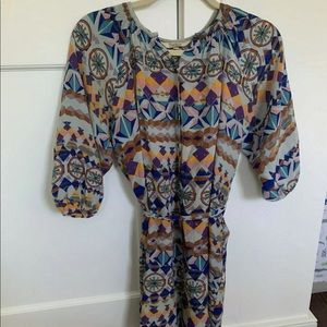 Tucker Classic Mini Dress Silk Size P